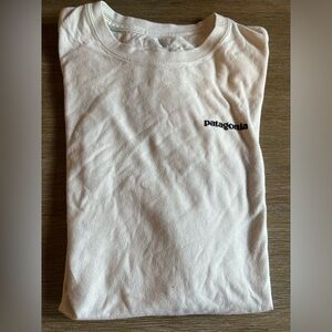XL White Patagonia T shirt, lightly worn